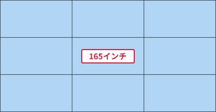 165インチ