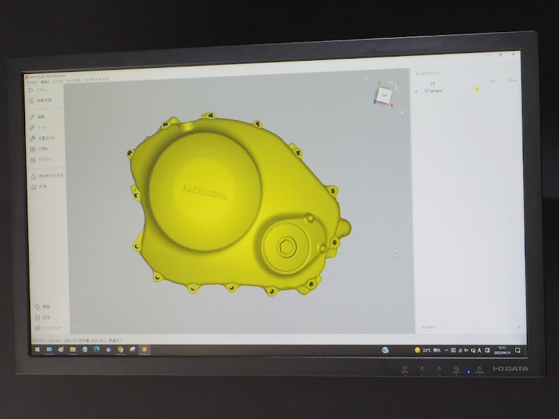 Artec Leoでスキャンした3Dデータ
