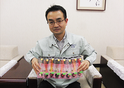 画像：従来工法では難しい試作は、今後も3Dプリンターを活用していきたい