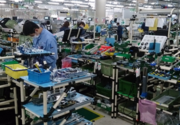 画像1：治具製作の改善効果を積上げて、生産ラインを再構築