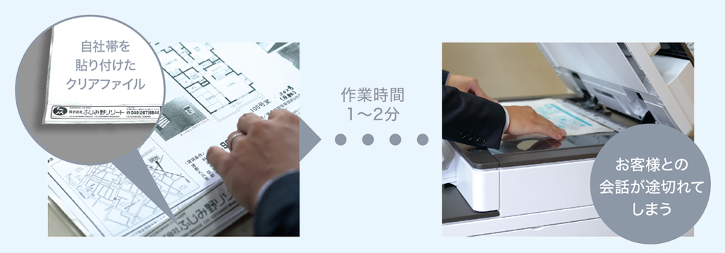 従来の帯がえ作業