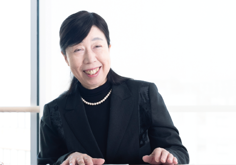 画像：総合情報センター センター長 井川 信子 様（法学部教授）
