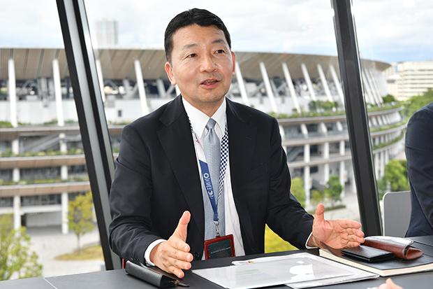 画像：公益財団法人日本テニス協会 総務財務本部 副本部長 兼 総務部長 和田雅彦 様