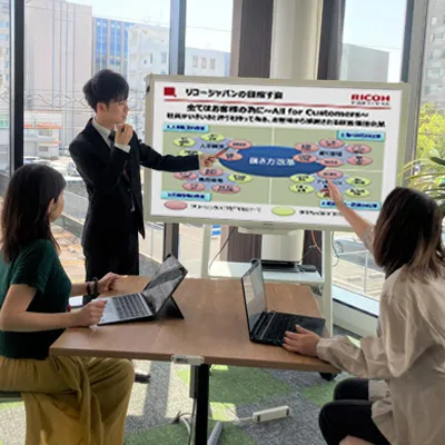 画像：社内実践