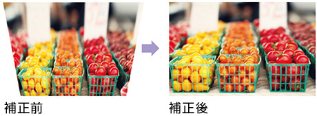 画像:タテ台形補正