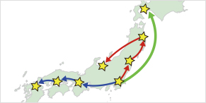 画像：キャラバン型イベント