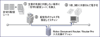 例：1枚/3枚で分割