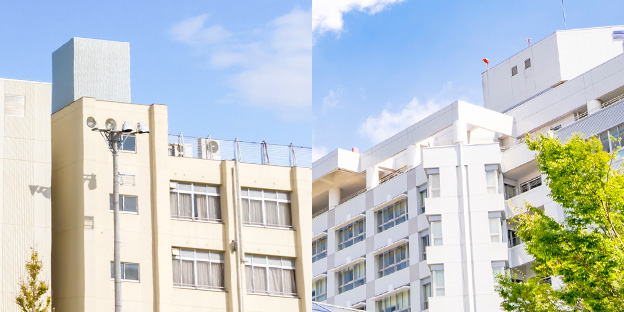 画像：学校や病院