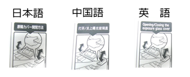画像：類似のデカルが複数存在し、目視確認がしづらい