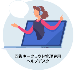回復キークラウド管理専用ヘルプデスク