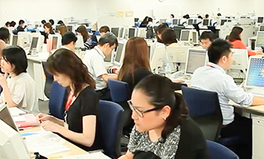画像：行政への申請業務の集約・一元化によるコア業務へのシフト