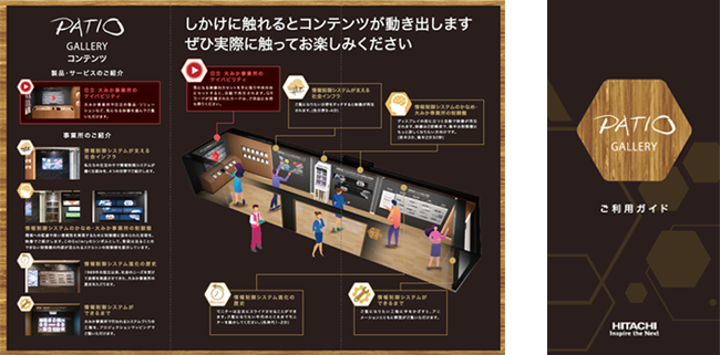 来場者に配布するリーフレット