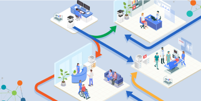 キーワード振り分け印刷ソリューション　RICOH Rule Based Print　医療機関向け
