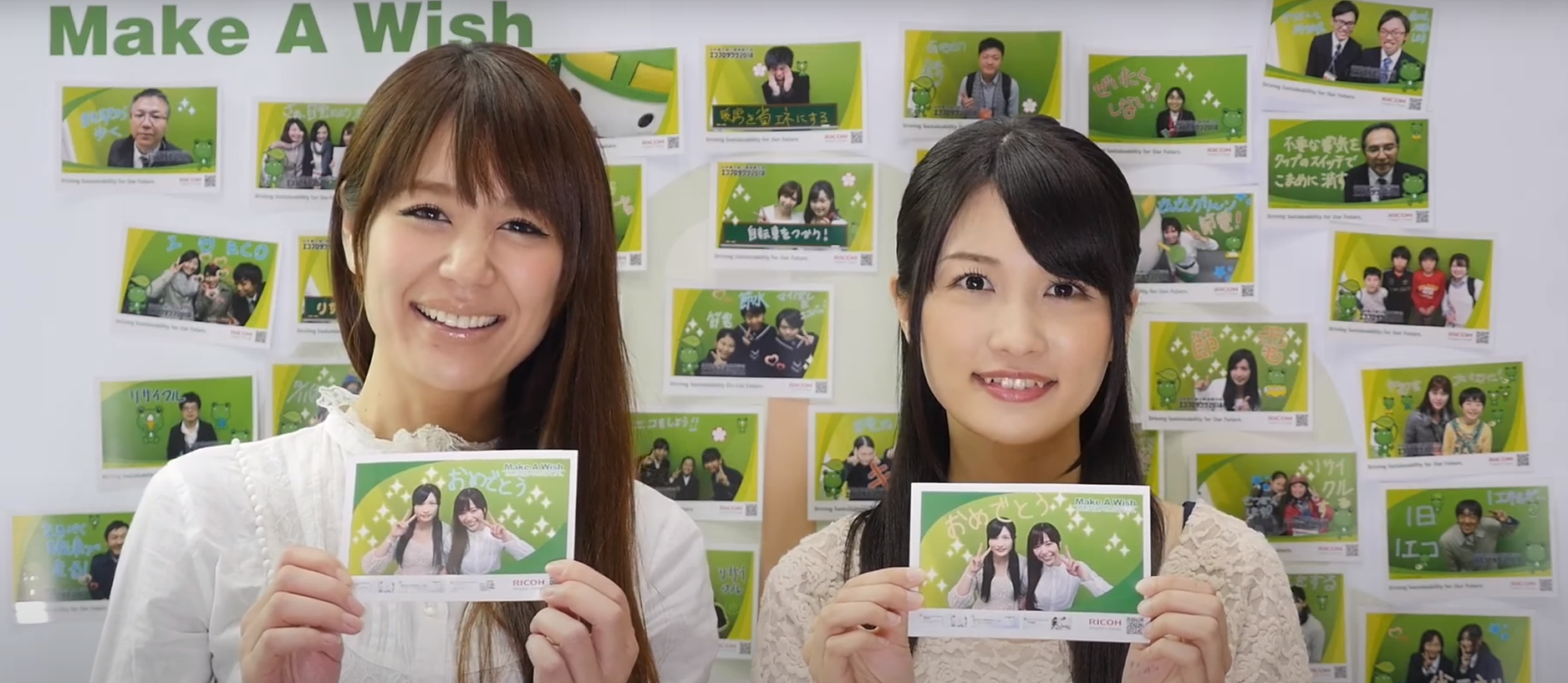RICOH Make A Wish デジタルサイネージ動画