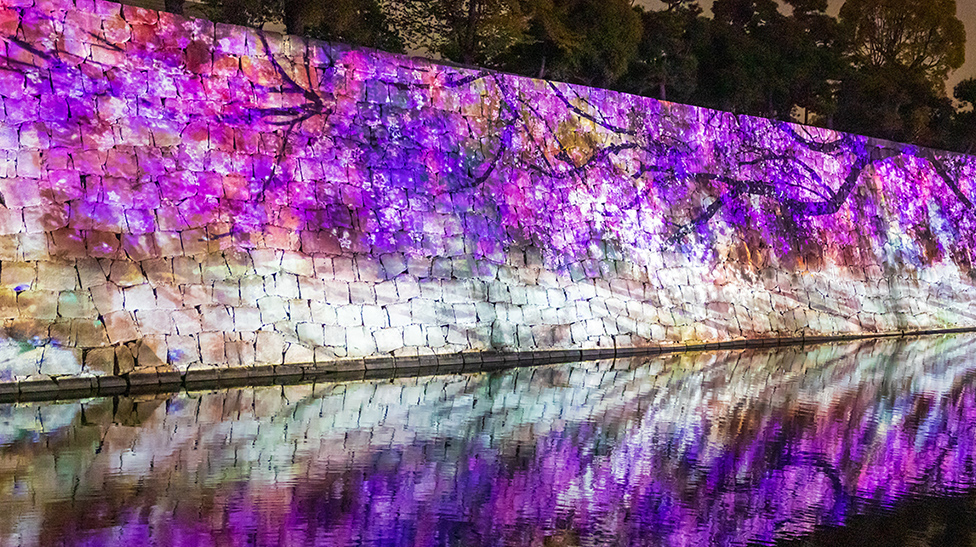 様々な場所への映像投影