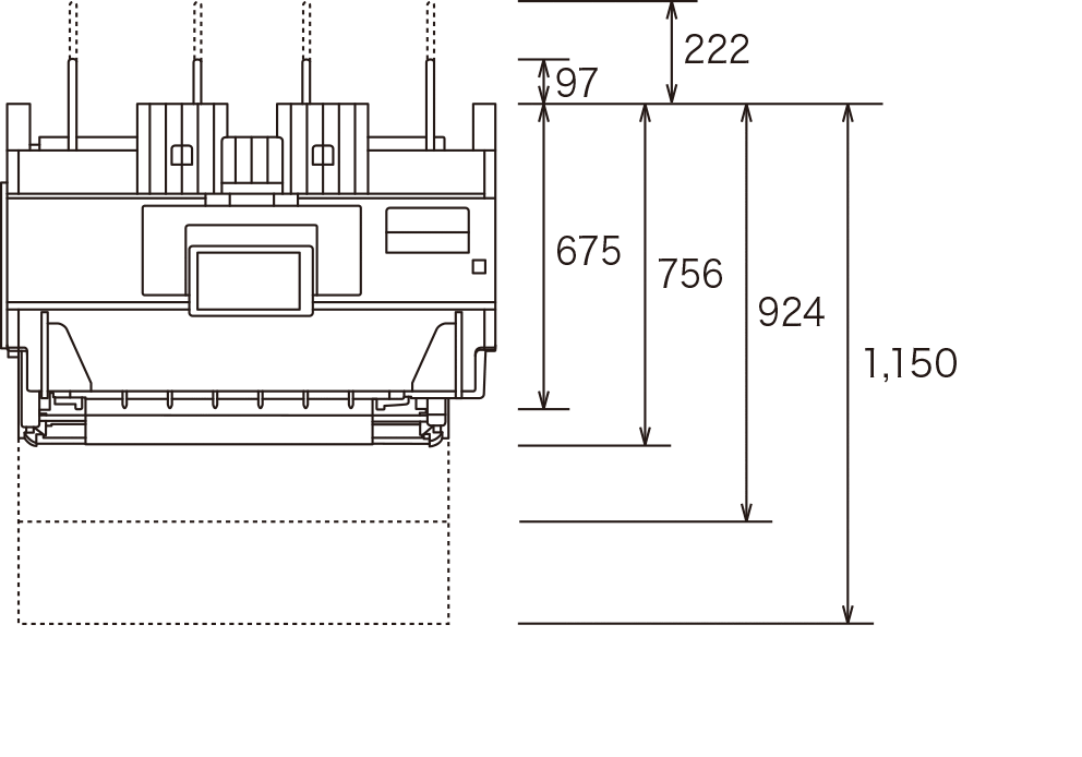 設置に必要な寸法