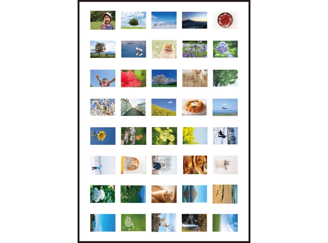 2L判 40コマのサンプル画像