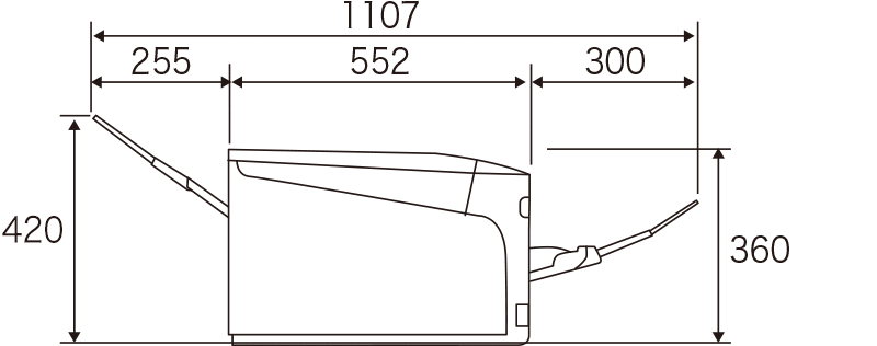 設置に必要な寸法