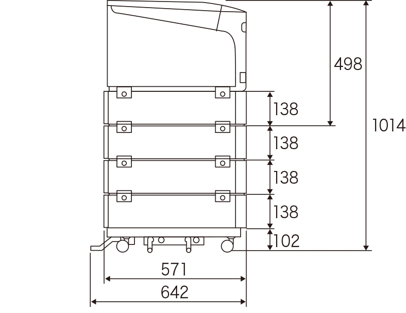 設置に必要な寸法