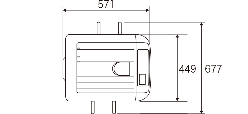 設置に必要な寸法
