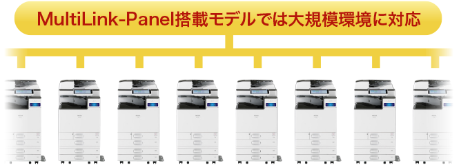 MultiLink-Panel搭載モデルでは大規模環境に対応