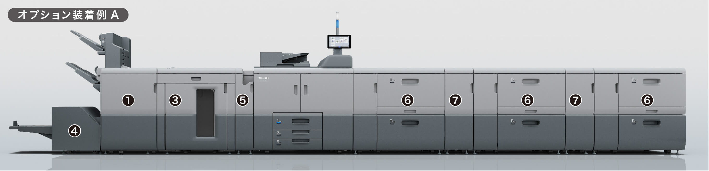 オプション装着例Aの図