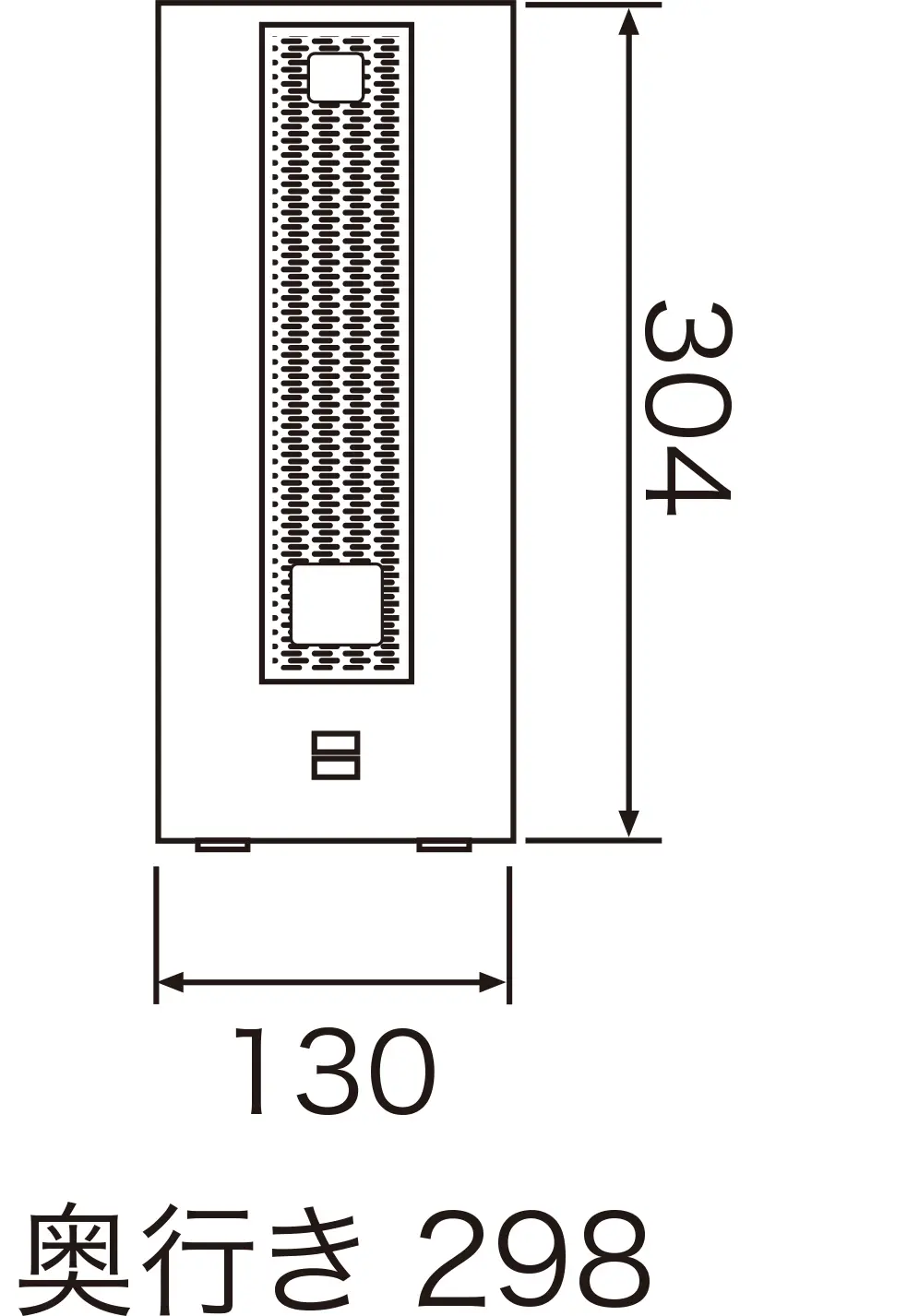 設置に必要な⼨法図
