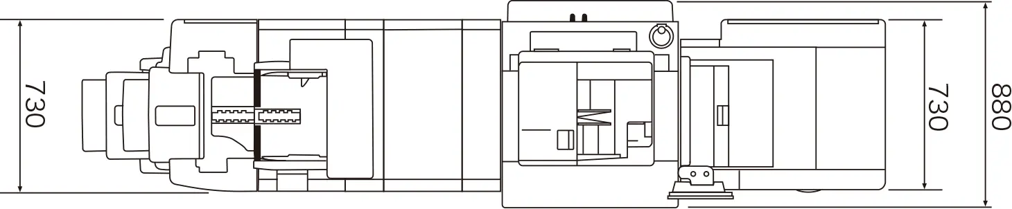 設置に必要な⼨法図
