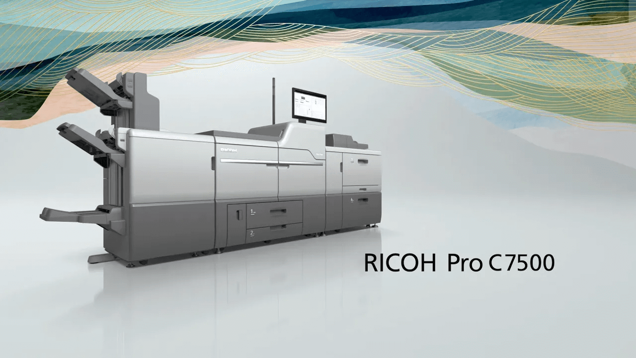 画像：RICOH Pro C7500 ダイジェスト動画