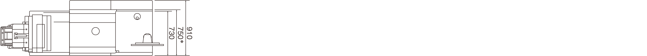 画像：各モデル共通奥行き