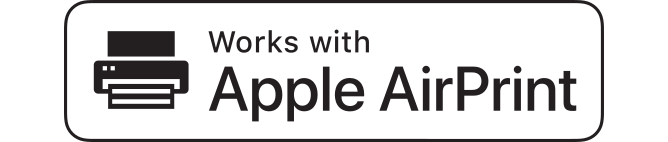 Works with Apple AirPrint