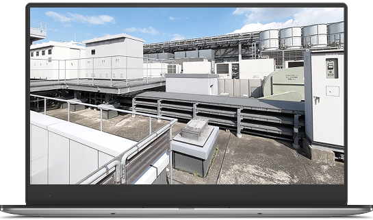 現場状況が、遠隔でもひと目でわかる