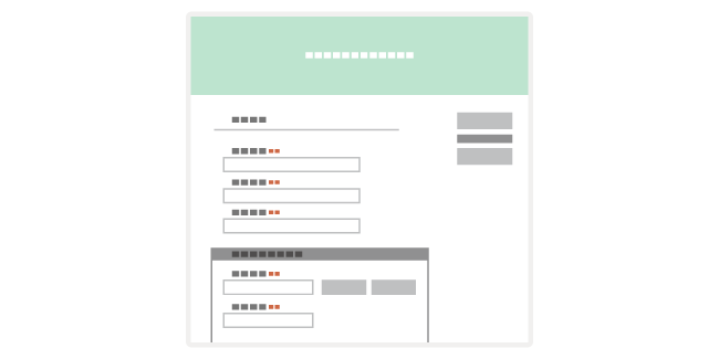 画像：お客様専用ページ