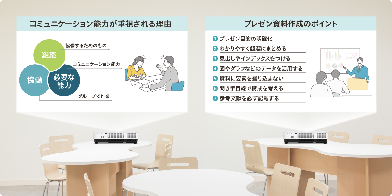 ラーニングコモンズでの利用風景